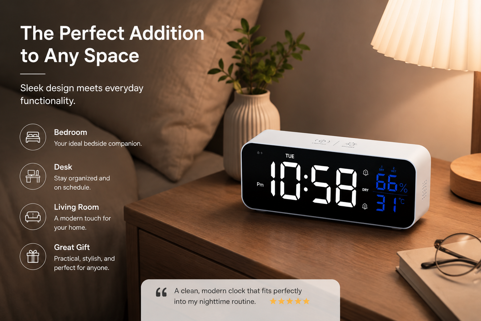 AuraTime™ Smart Clock