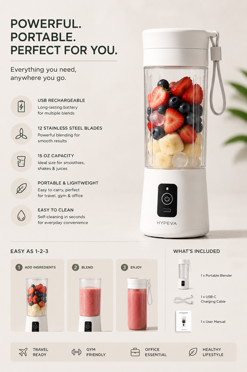 NovaBlend™ Portable Blender