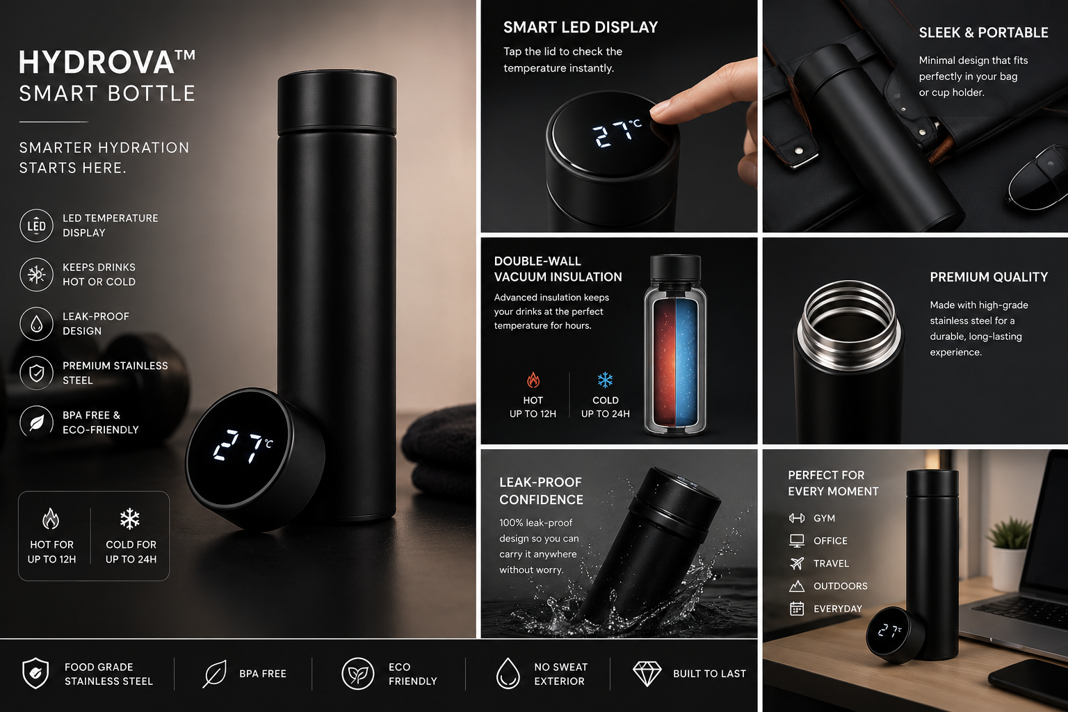 Hydrova™ Smart Bottle